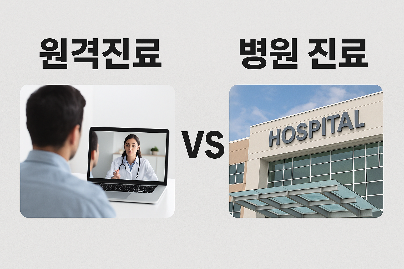 원격진료 VS 병원진료 그리고 보험적용