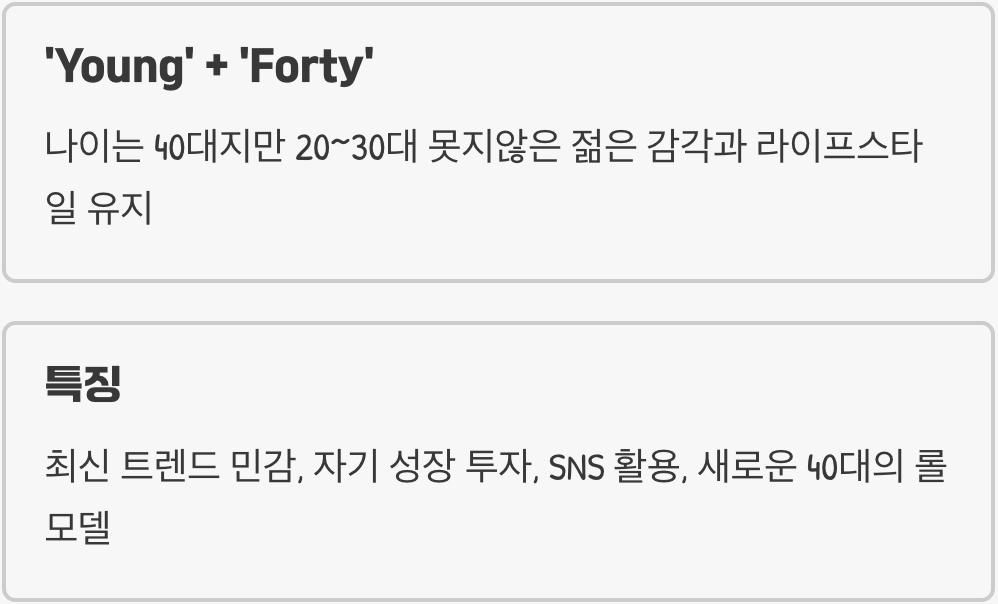 Q. '영포티'가 정확히 무슨 뜻인가요?