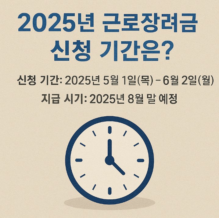 근로장려금 신청기간
