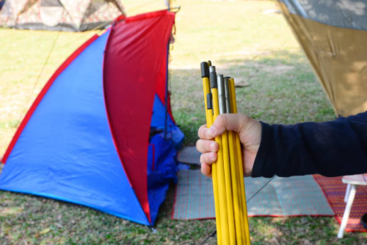 갑자기 텐트 폴대가 부러졌을 때 대처 방법과 미리 조심하는 방법