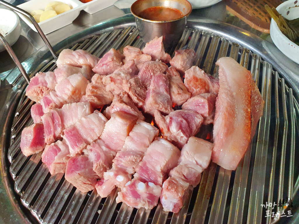 대평 흑돼지 고기