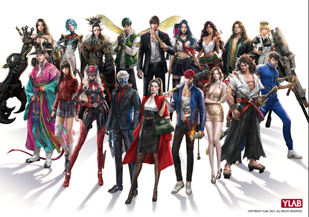 관련웹툰 캐릭터 모음 포스터 이미지