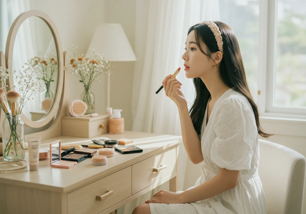 메이크업지속력, 고정력메이크업, 무너짐방지