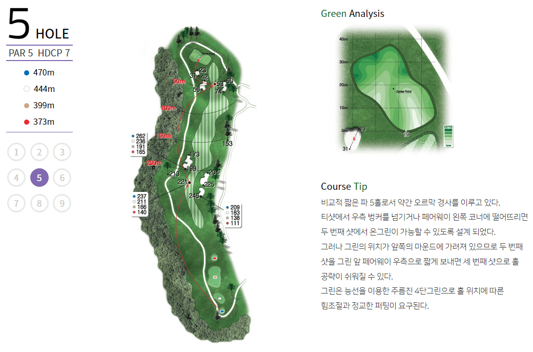 정산 컨트리클럽 달우코스 5