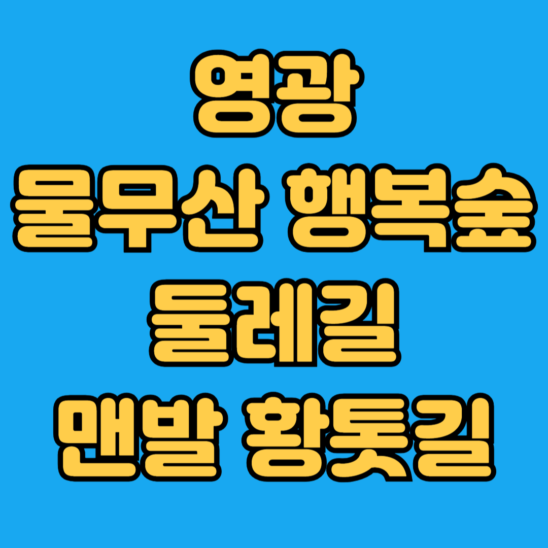 영광 물무산 행복숲 둘레길 맨발 황톳길