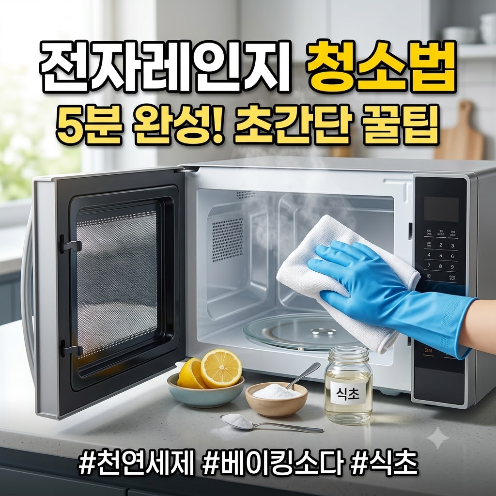 전자레인지 청소법