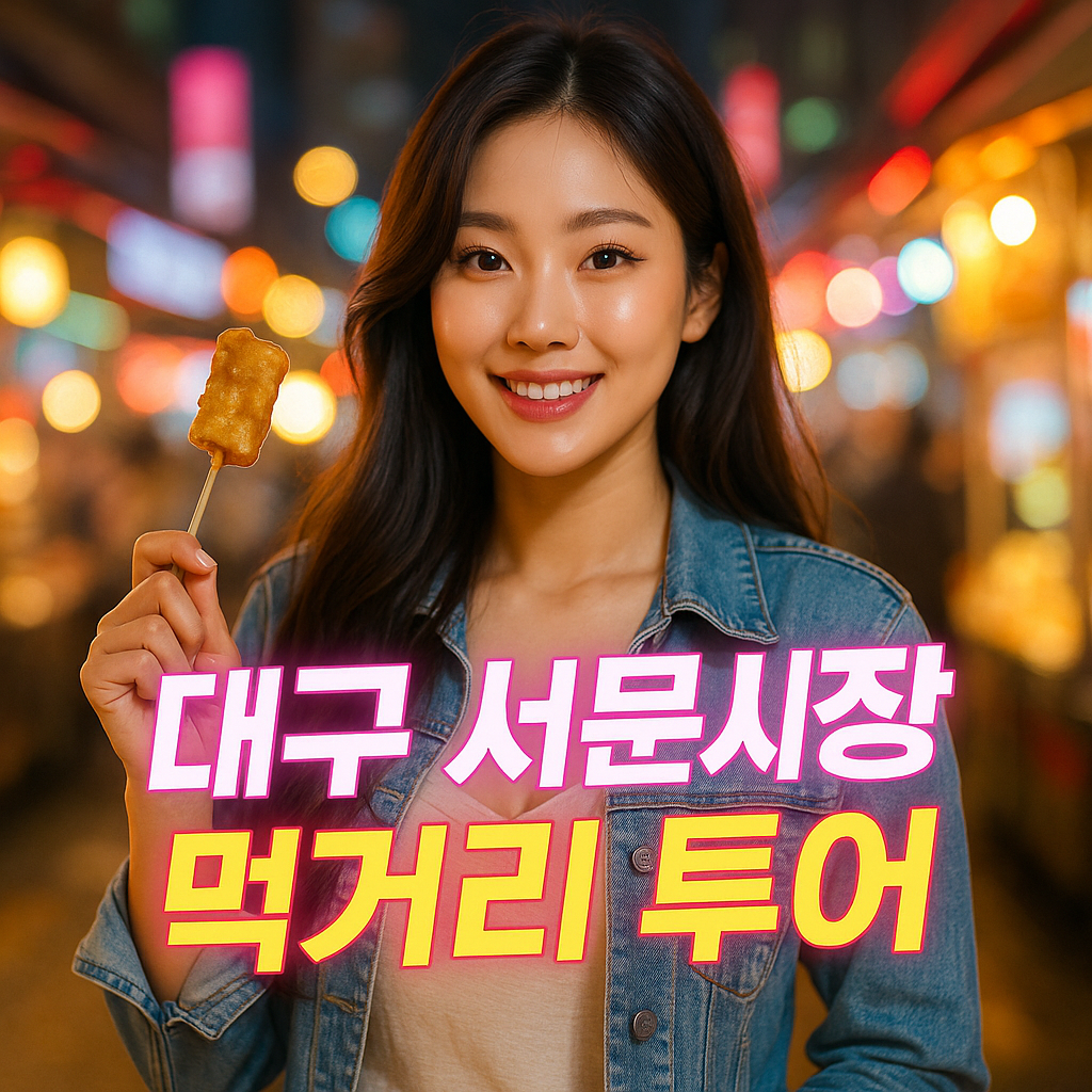 대구 서문시장 먹거리 투어 리얼후기! 현지인 코스 그대로!