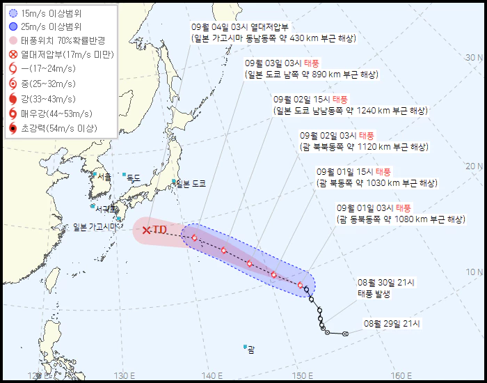 기러기 예상경로