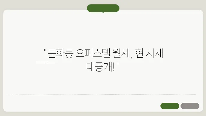 충남 천안시 동남구 문화동 오피스텔 월세 시세, 가격비교