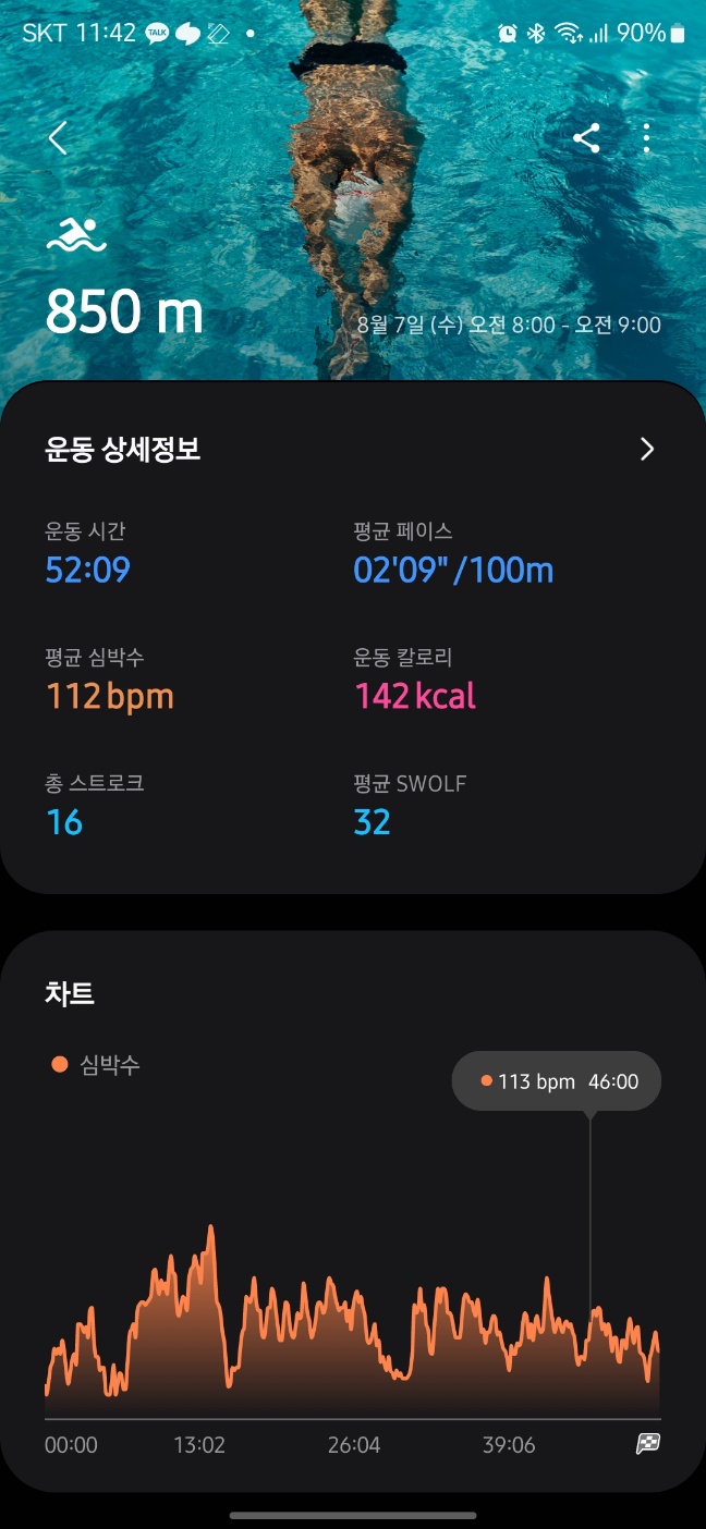 한량시대 지적한량의 수영인증