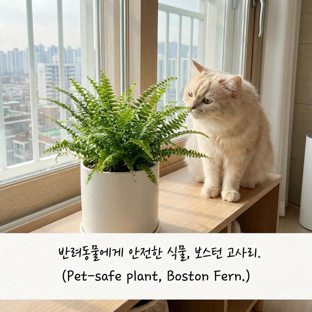 반려동물에게 안전한 무독성 공기정화식물