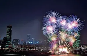여의도불꽃축제 불꽃 장면 4