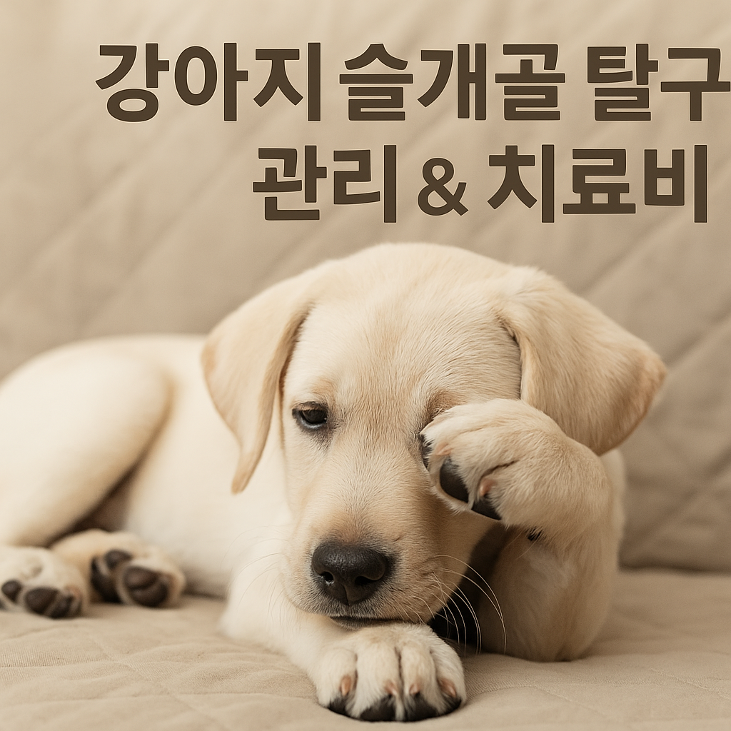 강아지 관절&middot;무릎 관리 &amp; 슬개골 탈구 치료비 (1)