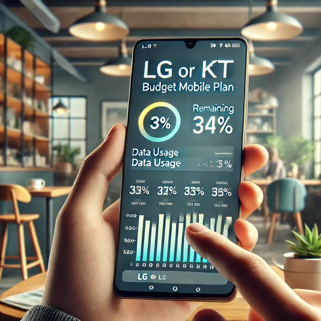 알뜰폰 데이터 확인