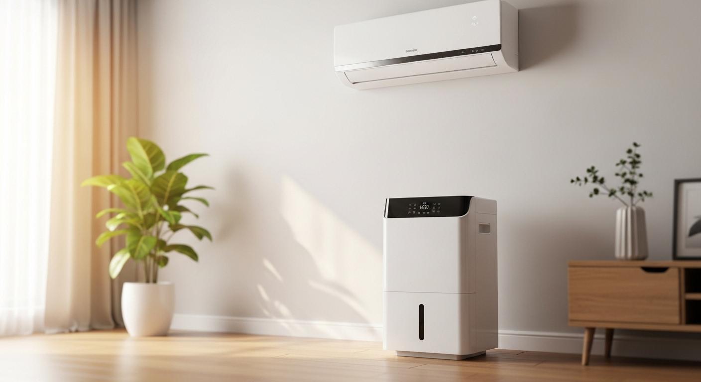 제습기와 에어컨 같이 사용