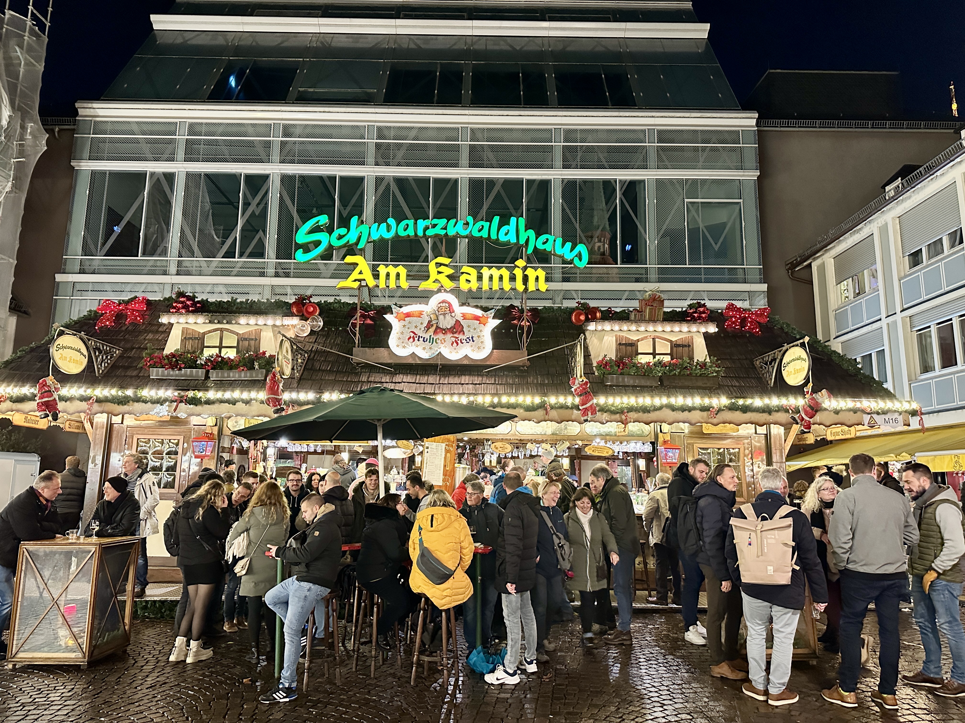 프랑크푸르트 크리스마스마켓 야경