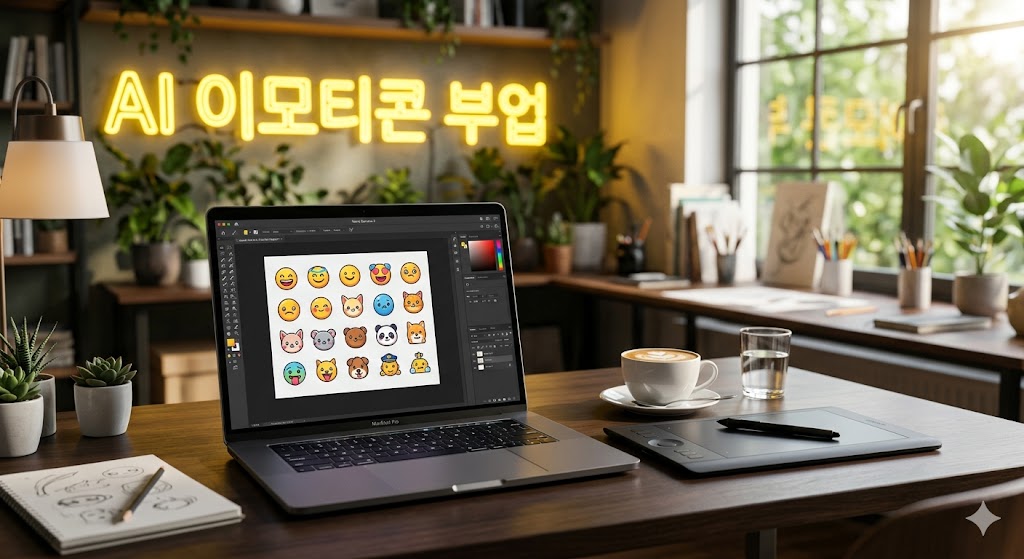 "월급 외 100만 원 자동 수익?" 나노 바나나 2로 이모티콘 만들어 카톡 승인받는 황금 공식