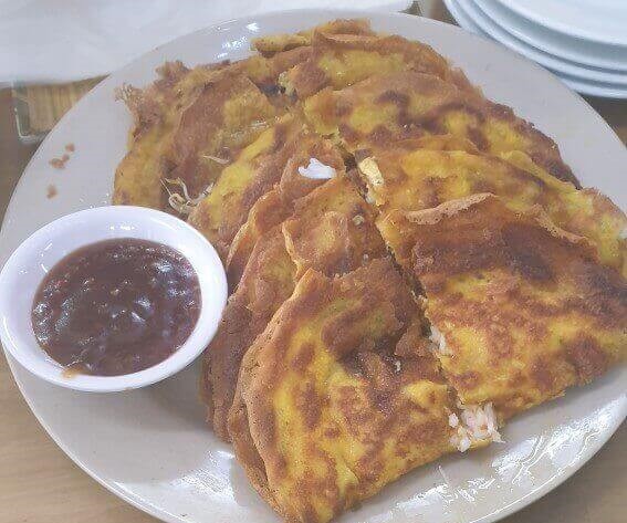 반쎄오, 소스, 접시, 부침개