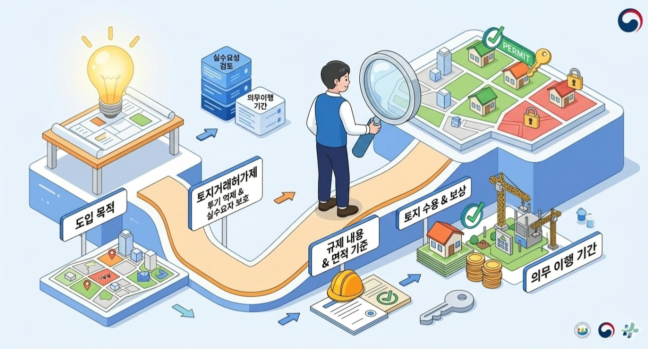 토지거래허가구역 제도의 도입 목적과 규제 내용 정리