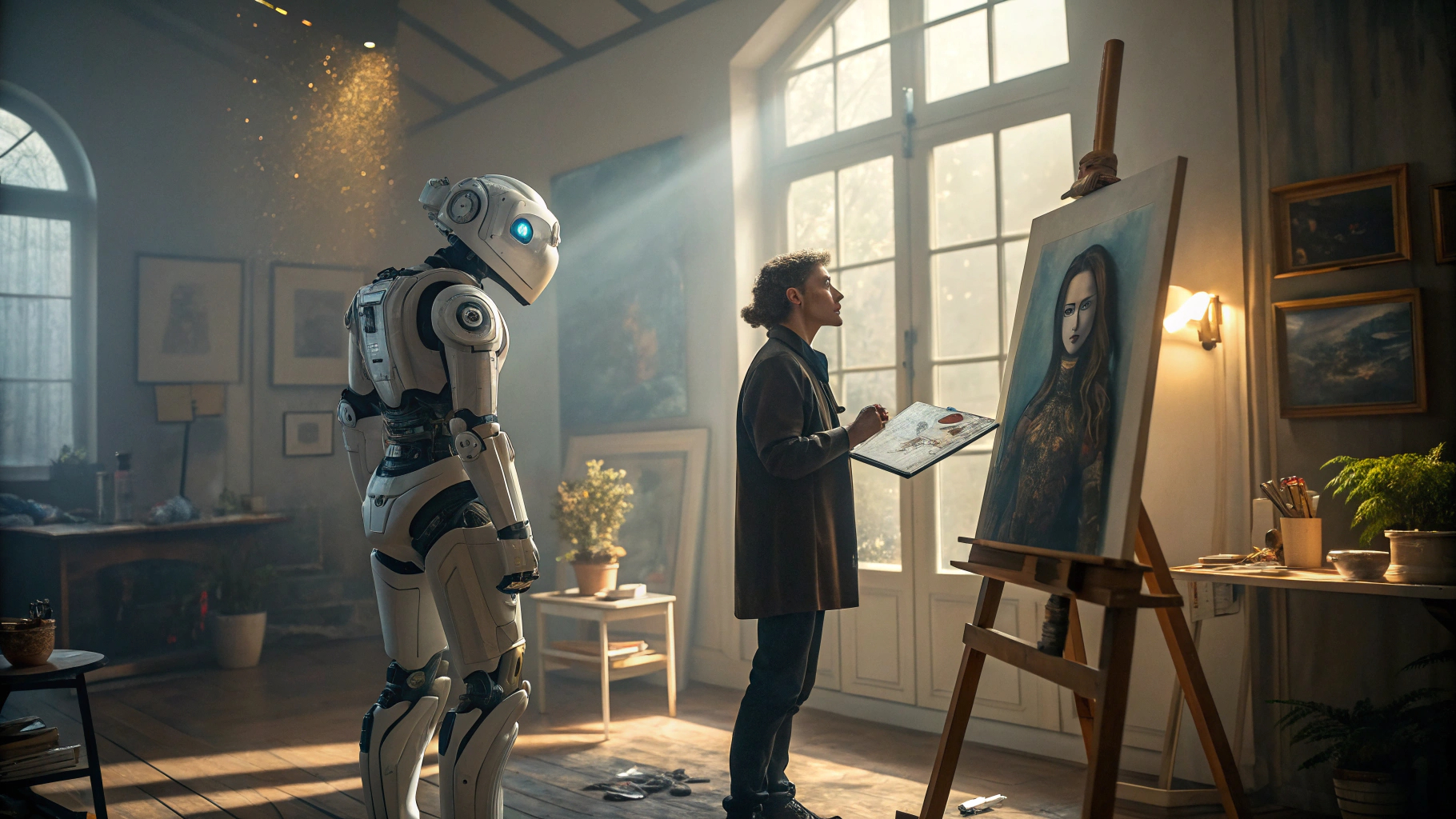 인간의 감정이 아닌 기계의 손끝에서 시작된 예술