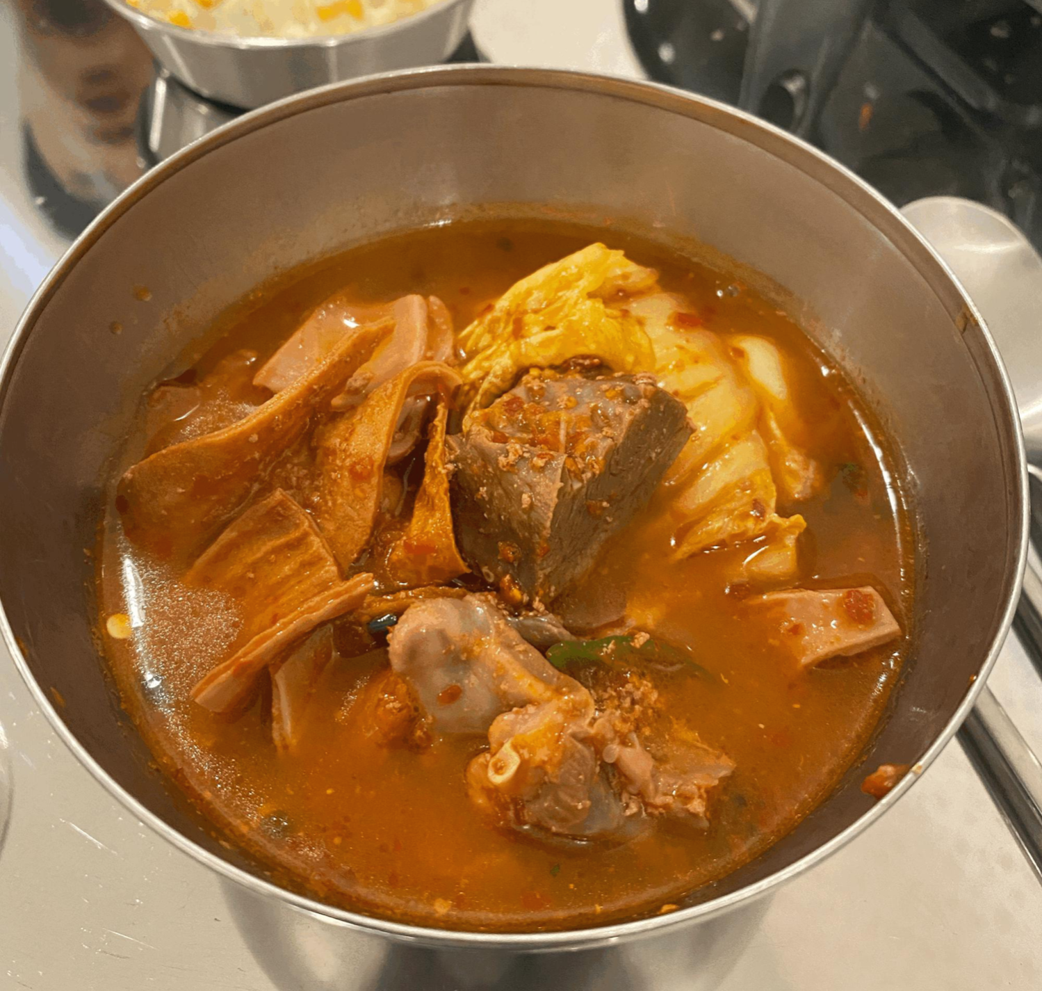 김치곱창전골