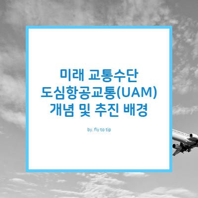 미래 교통수단 도심항공교통(UAM) 개념 및 전망