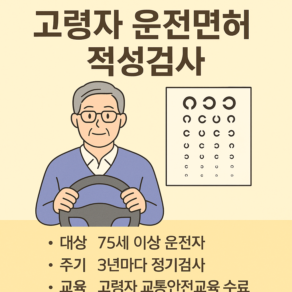 고령자 운전면허 적성검사 완벽 가이드