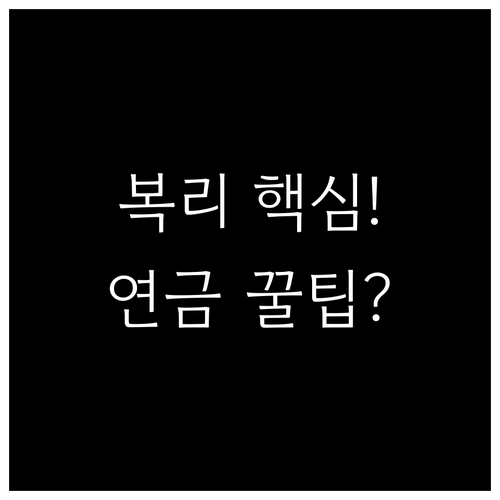 장기 복리 효과를 위한 연금저축펀드 ..