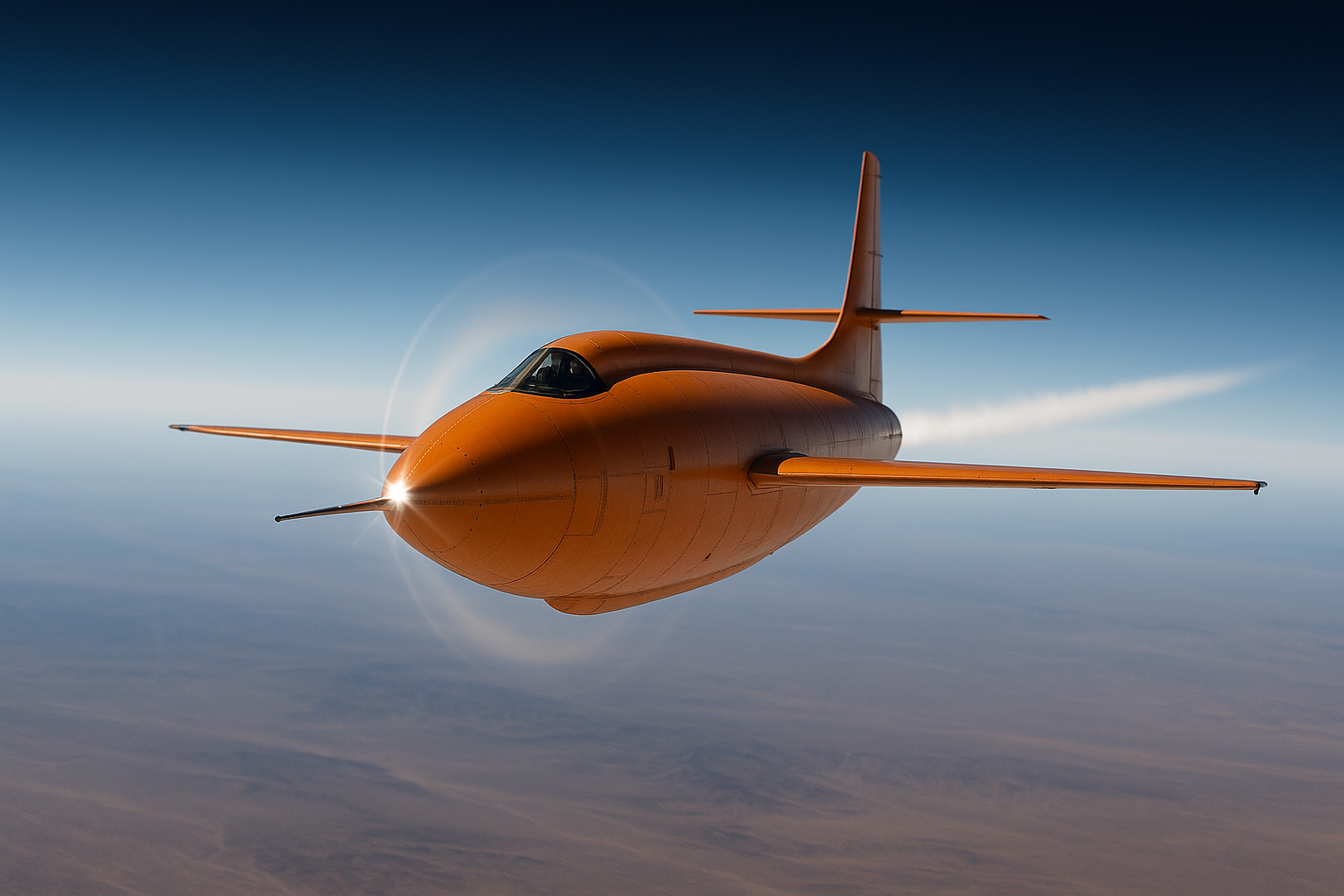 척 예거, 음속 돌파 비행