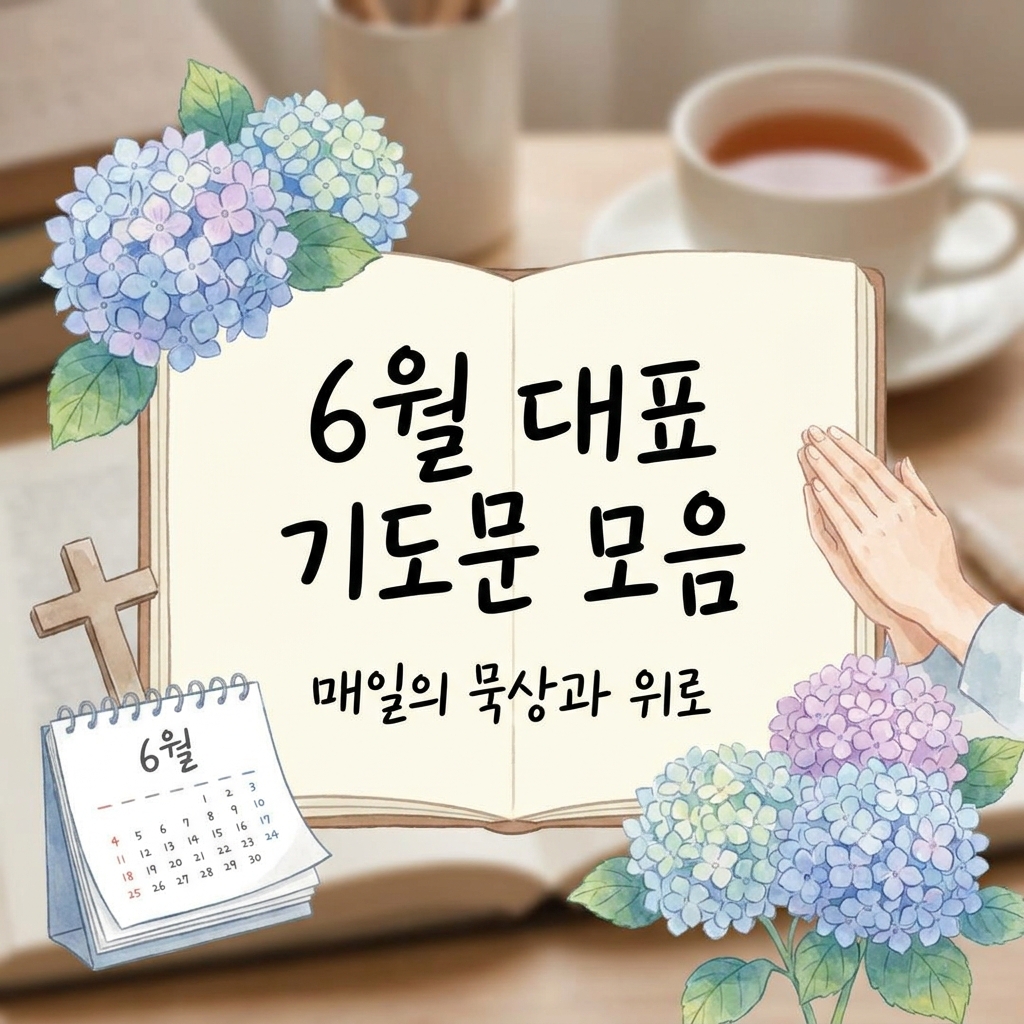 6월 셋째 주일낮예배 대표기도문