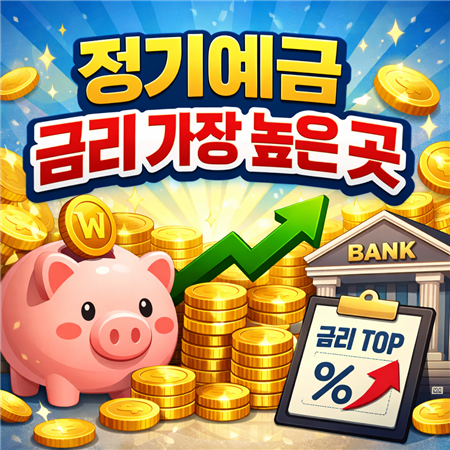 정기예금 금리 가장 높은곳