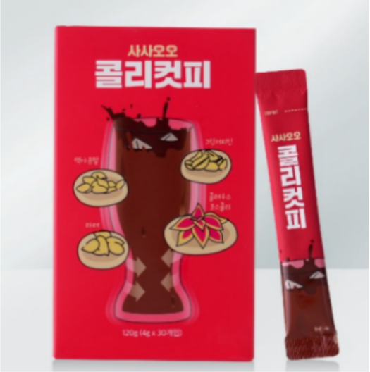 콜리컷피 효능 후기 사사오오 다이어트 커피