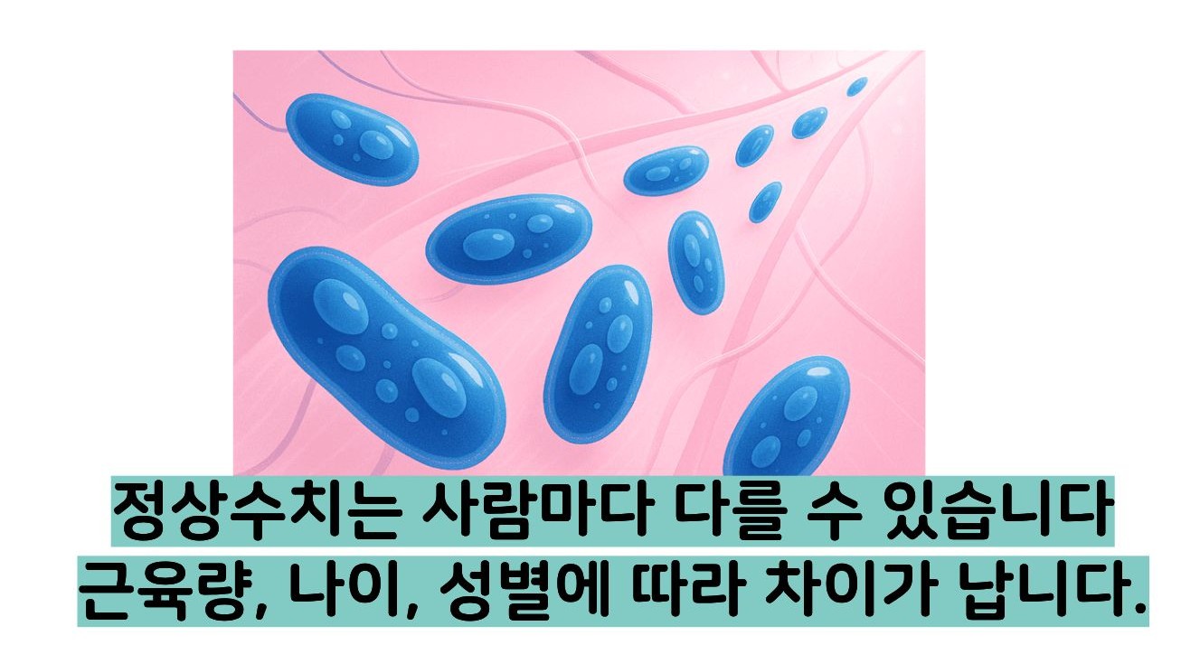 크레아티닌 정상수치