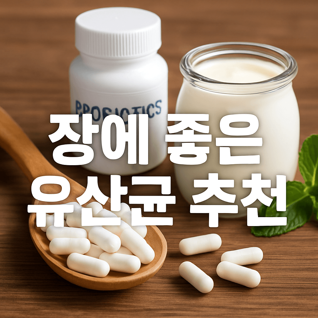 장에 좋은 유산균 추천