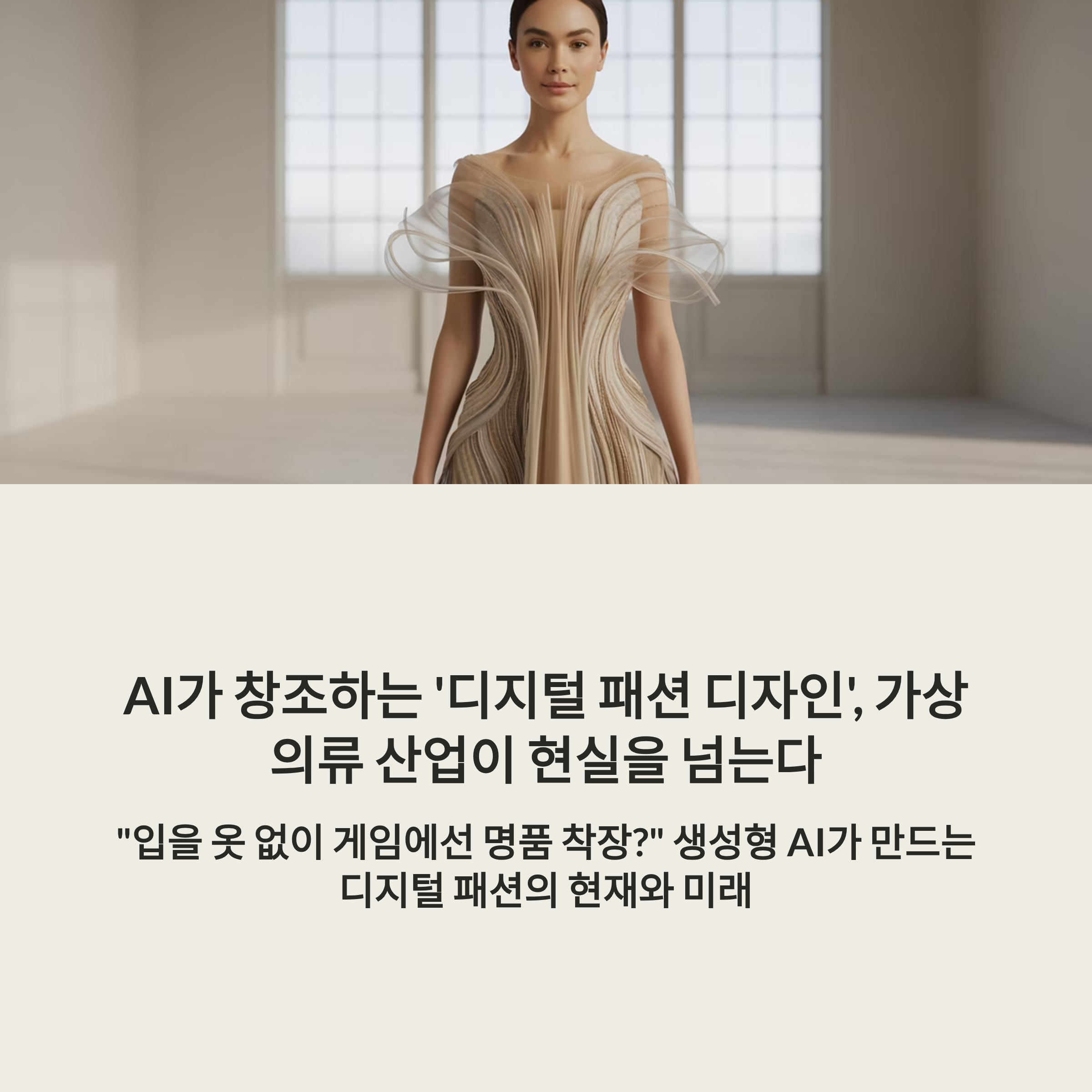 AI가 창조하는 디지털 패션 디자인