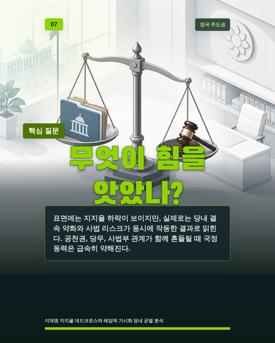 무엇이 힘을 앗았나?