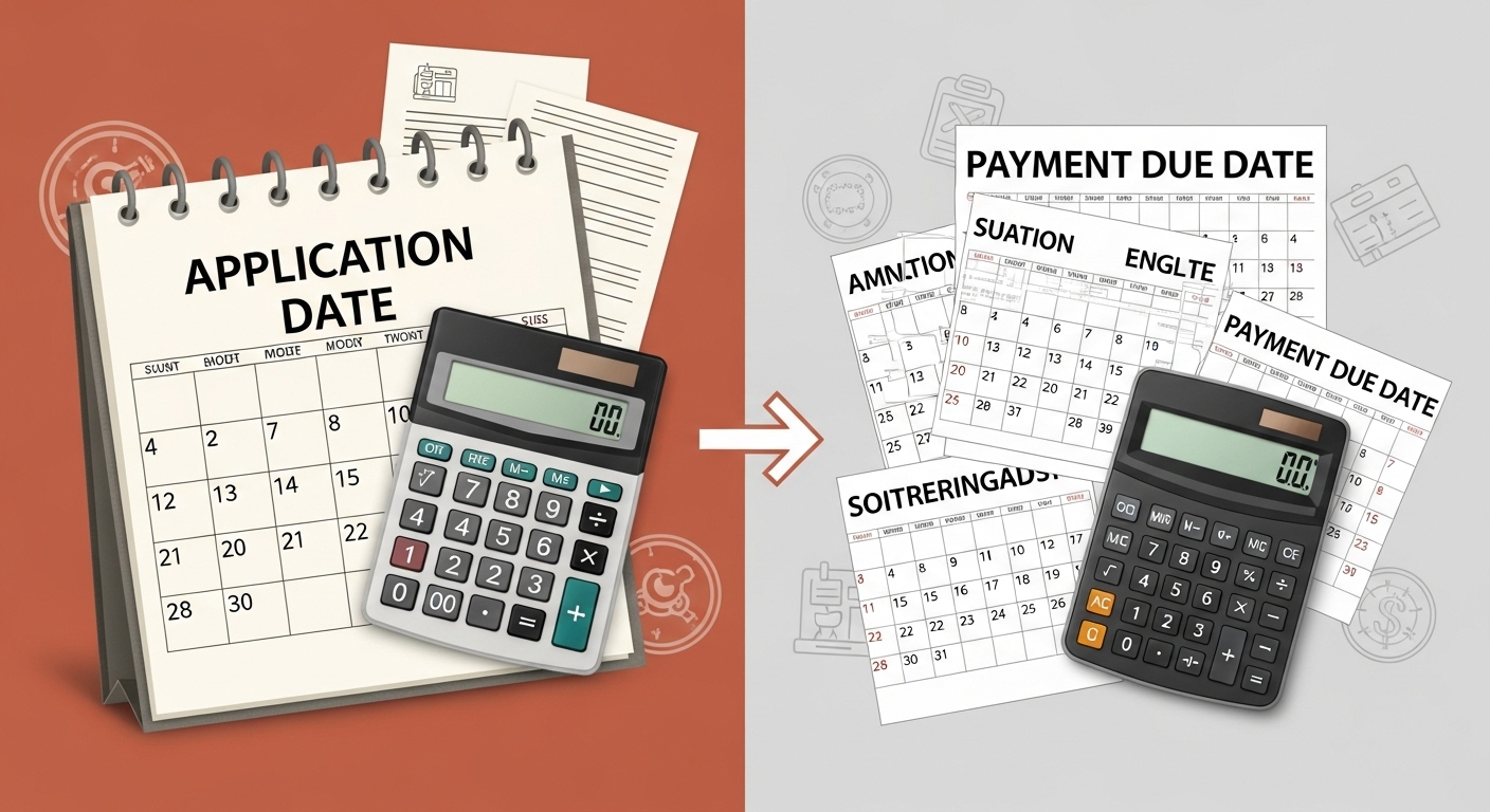 국민연금 추후납부 보험료 산정 기준이 '신청일'에서 '납부 기한일'로 변경되는 것을 보여주는 비교 그래픽.