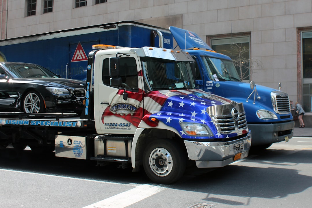 Electric truck.
