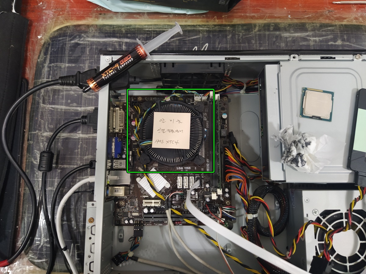 XTC-4 서멀구리스와 온도&nbsp;