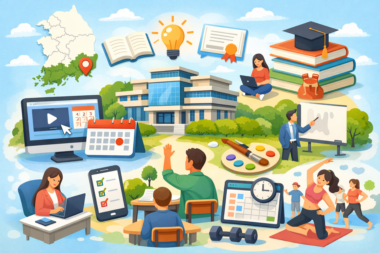 전라남도광양평생교육관 수강신청방법 총정리|홈페이지 바로가기·강좌 프로그램 한눈에 관련 사진