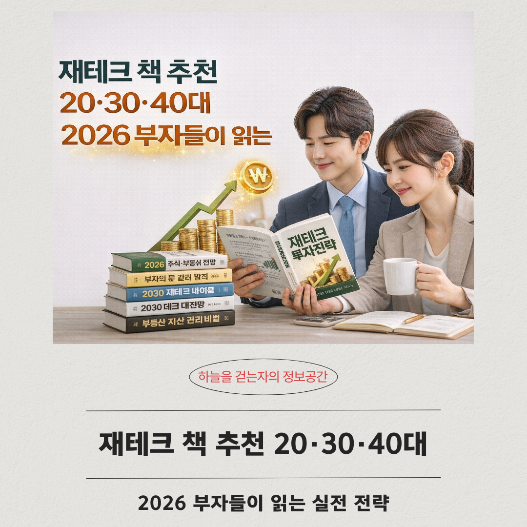 재테크 책 추천 20&middot;30&middot;40대, 2026 부자들이 읽는 실전 전략