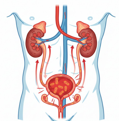 요로감염 관련 이미지