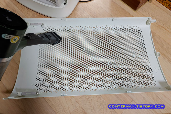 삼성 블루스카이 5000 전면 커버 내부 청소