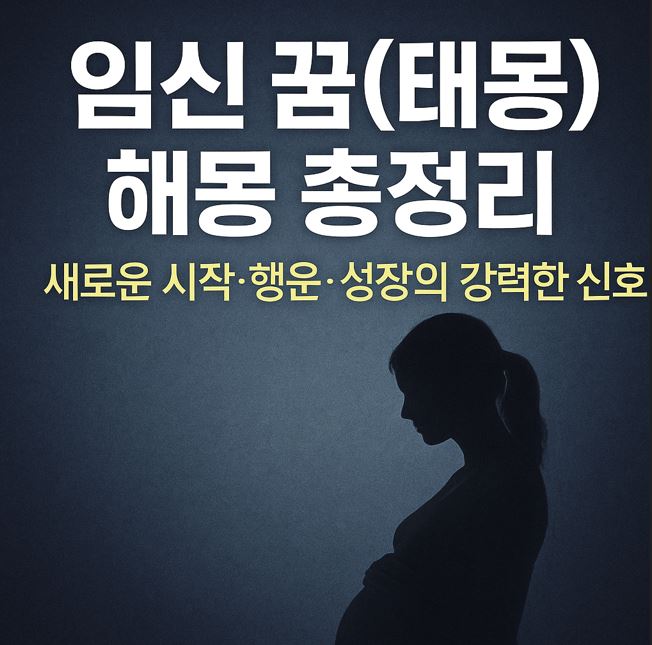 임신 꿈(태몽)해몽 총정리