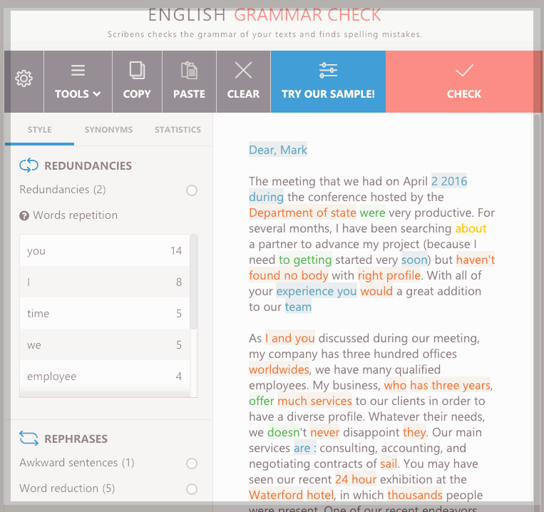 영어 문법 검사기 무료 사이트