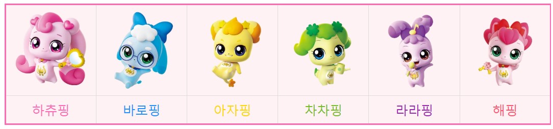 캐치 티니핑 맞추기 이름맞추기 테스트 캐릭터소개