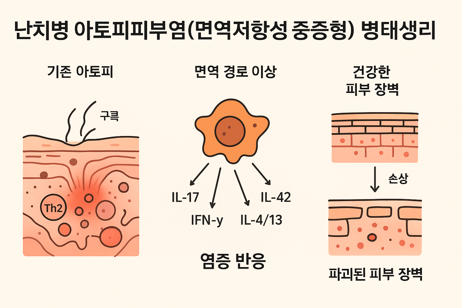 아토피피부염(면역저항성 중증형)