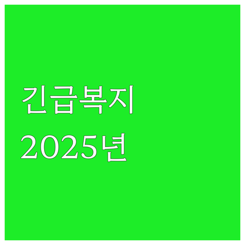 2025 울산형 긴급복지 지원: 자격..