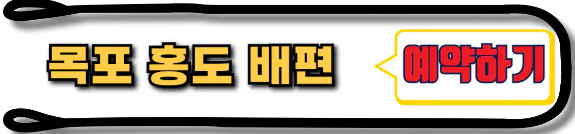 홍도 배편 예약