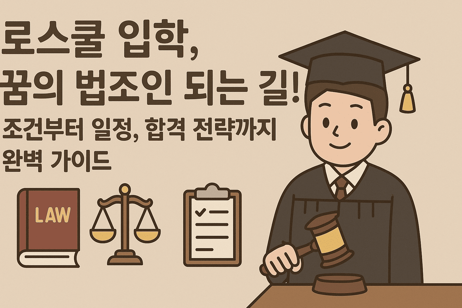 로스쿨 입학, 꿈의 법조인 되는 길! 조건부터 일정, 합격 전략까지 완벽 가이드!